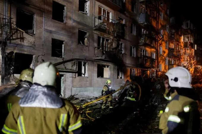 Russian strikes on Kyiv kill at least nine, Ukraine officials say