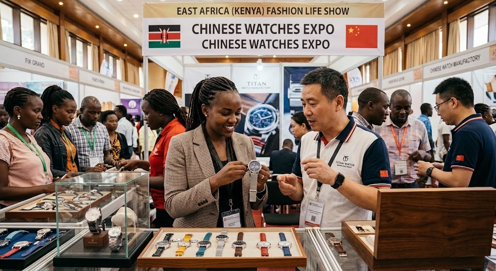 Chinese watchmakers shine at Kenyan expo, eye bigger presence in Africa