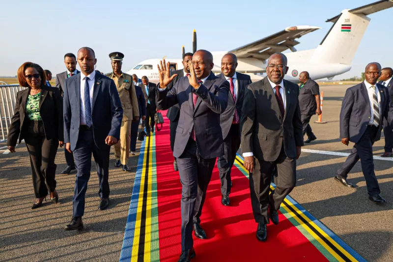 [PHOTOS] Kindiki arrives in Tanzania ahead of Infra for Africa Forum