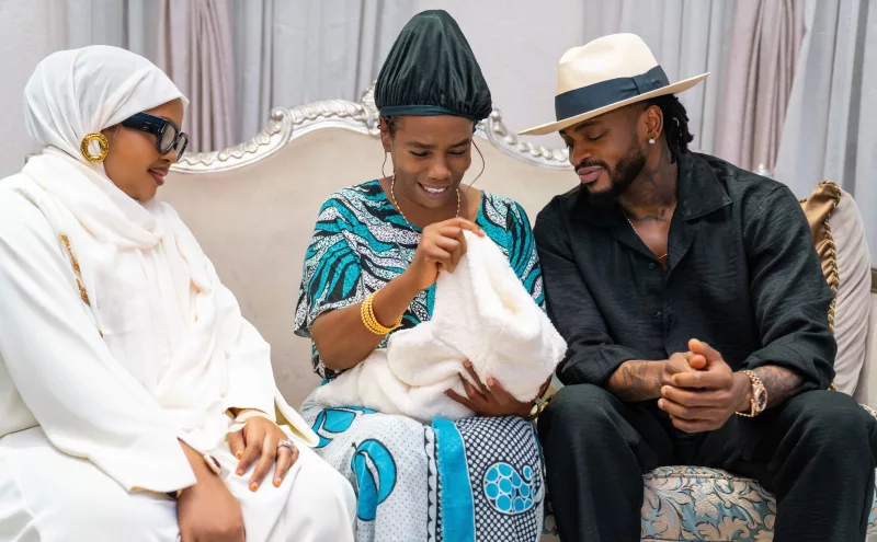 Watch: Diamond and Zuchu’s Grand Homecoming with Newborn