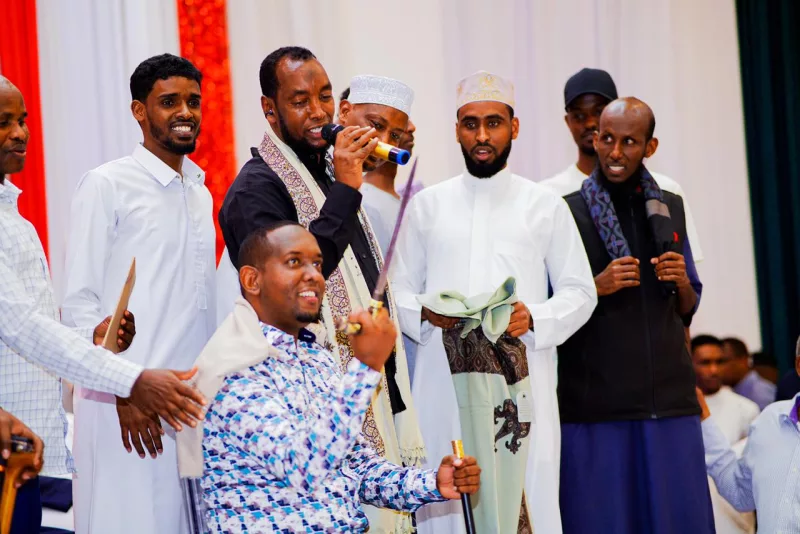Lafey MP Mohamed Abdikheir during his endorsement ceremony.