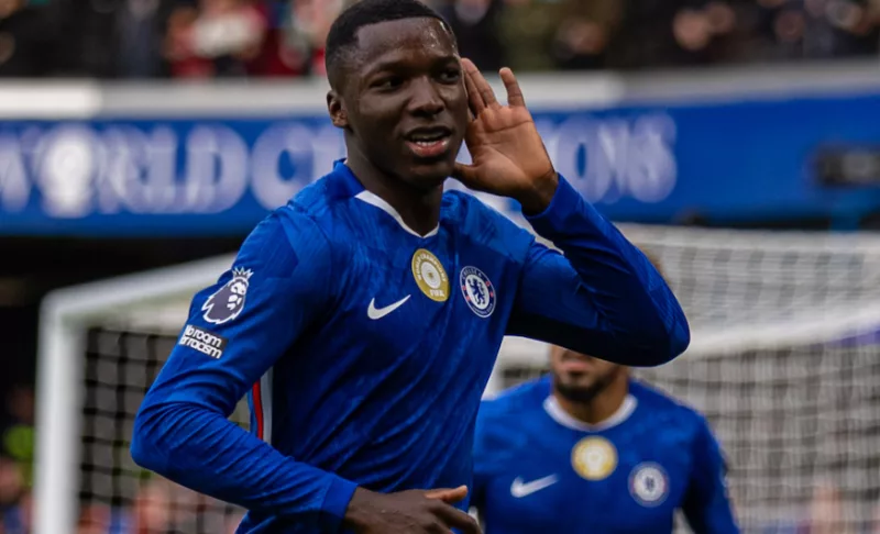 Chelsea's Moises Caicedo celebrates in a past action/ FILE