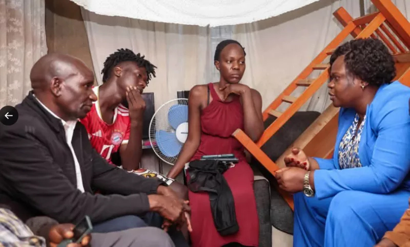Wanga visits family of woman killed during Homa Bay chaos