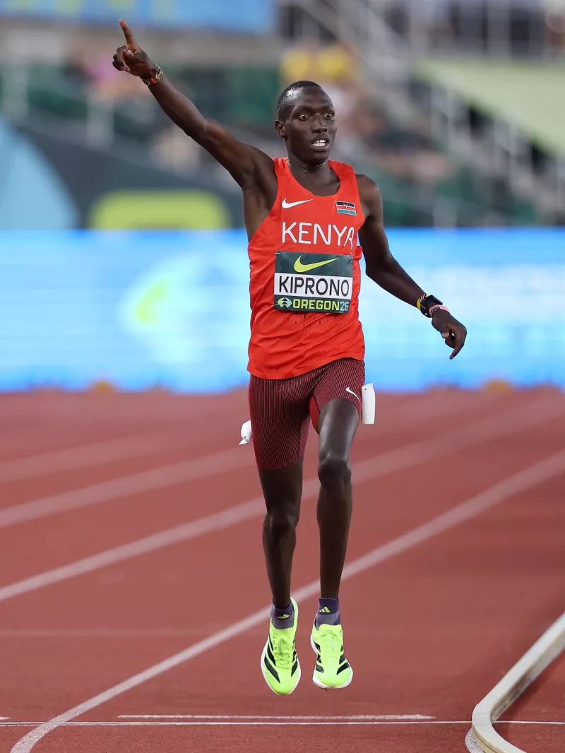 Kiprono sets sights on LA Olympics after record-breaking gold