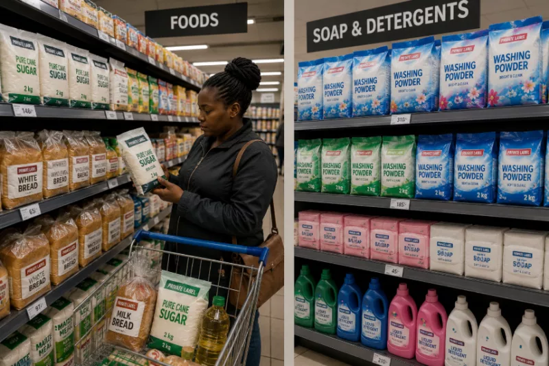 Inflation pushing Kenyan shoppers towards private labels, smaller packs – report