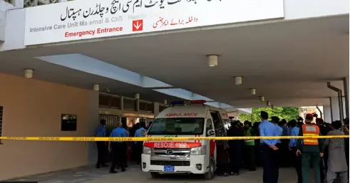 Pakistani PM suspends top health official after hospital fire