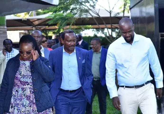 Kalonzo, Karua arrive in Kitale for Wamalwa memorial
