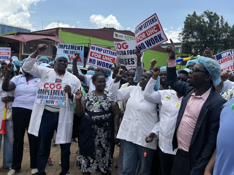 Health workers defy governors as North Rift strike enters fourth week