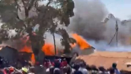 Fire breaks out in Kangemi, several feared trapped