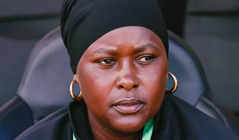Harambee Starlets head coach Beldine Odemba/CAF