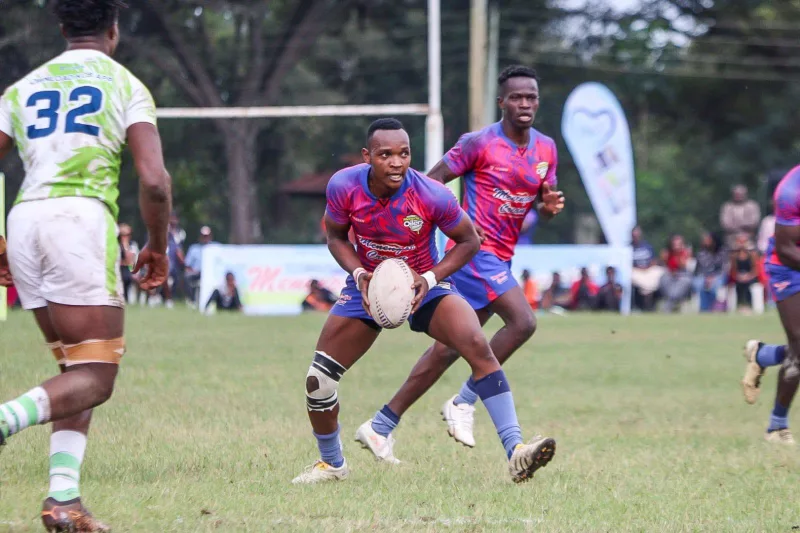 Samuel Mwaura of Oilers against KCB