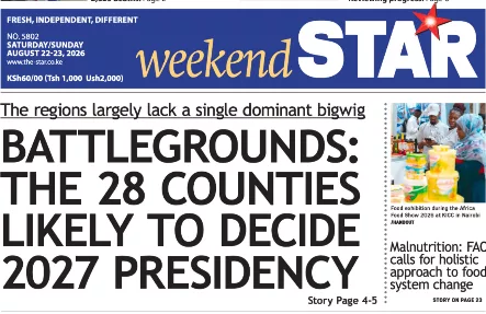 Brief: The 28 counties likely to decide '27 presidency