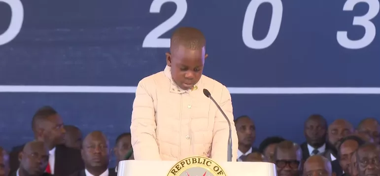 Seven-year-old tells Ruto the Kenya he wants