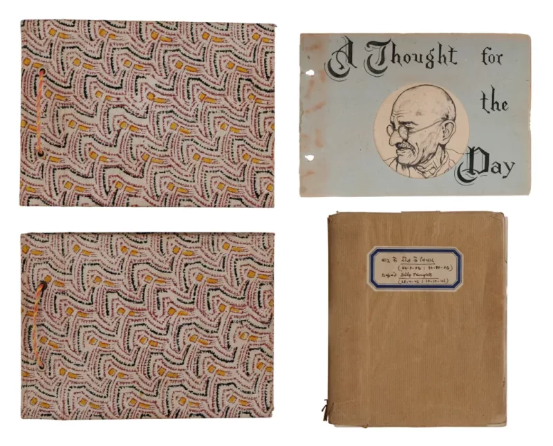 Gandhi's handwritten notes on life sold for $1.69m at Indian auction