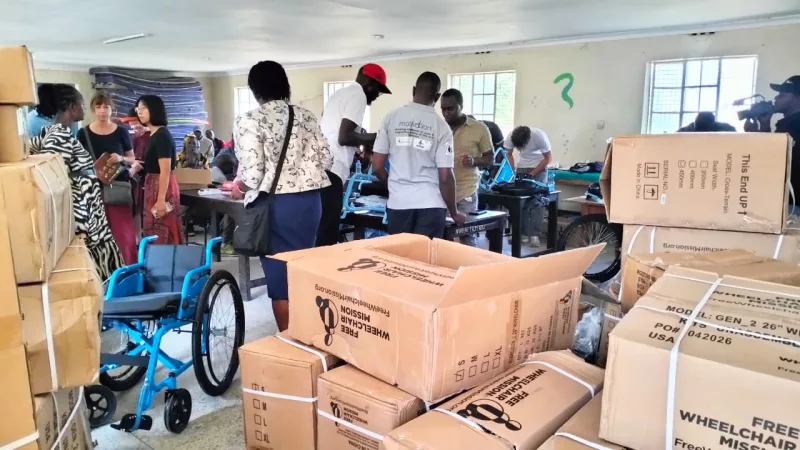 Charity donates 85 wheelchairs to children with autism