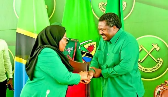 Suluhu accepts Vice President Nchimbi’s resignation