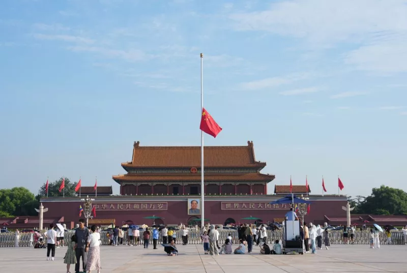 China censors public mourning as it holds former premier's funeral