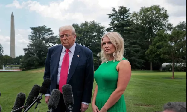 Trump says White House press secretary Leavitt to leave post