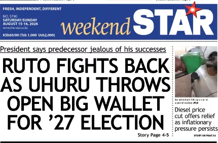 Brief: Ruto fights back as Uhuru throws open big wallet