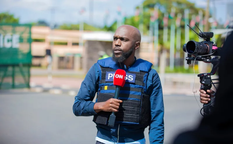 Larry Madowo's Reply to Online Critics Banning Him From Protests