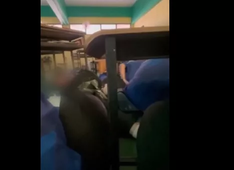 Thai pupil: I was standing in front of my teacher when she was shot