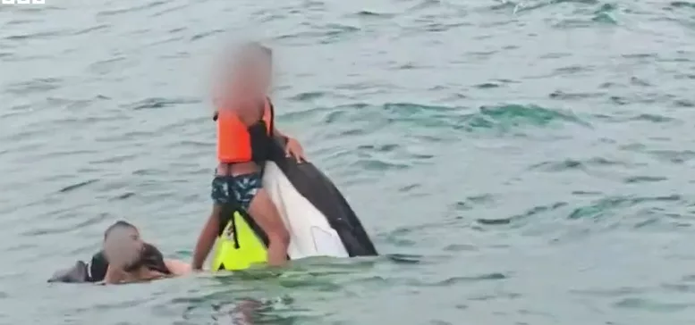 Family stranded at sea for 16 hours after jet ski capsized in Thailand