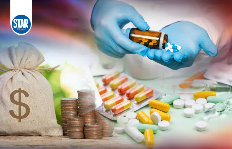 Estimated worldwide sales of pharmaceuticals by category
