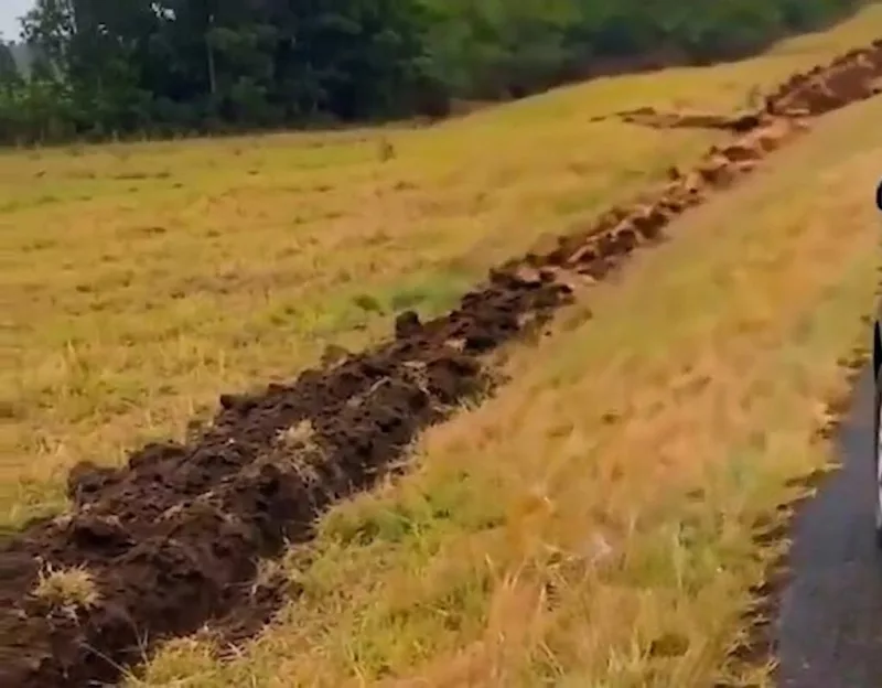 Tigoni park-and-chill spot disrupted by roadside trench