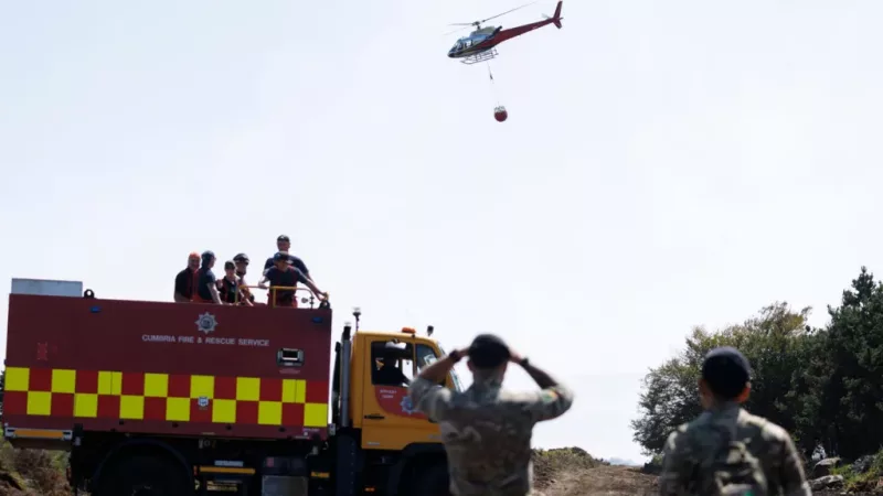 Military to help emergency services fight wildfires