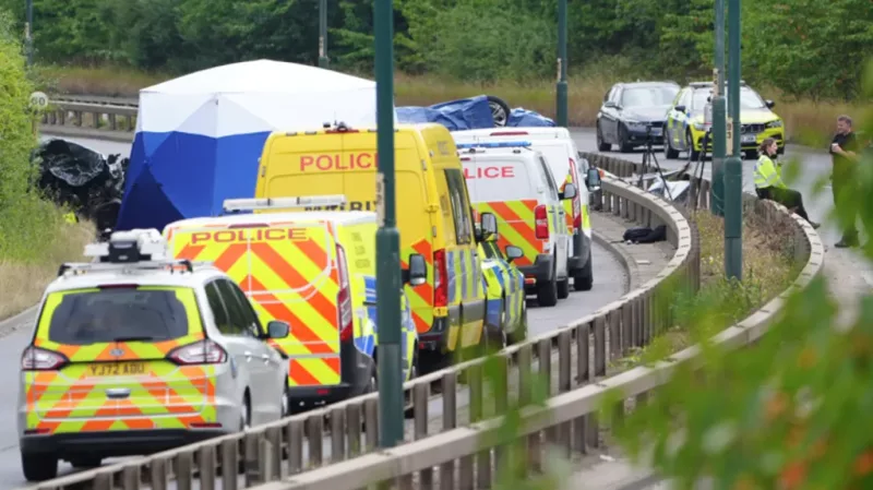 Seven dead after police vehicle and car crash during pursuit