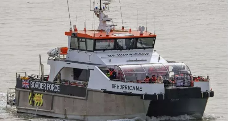 Over 150 migrants rescued after boat catches fire in Channel