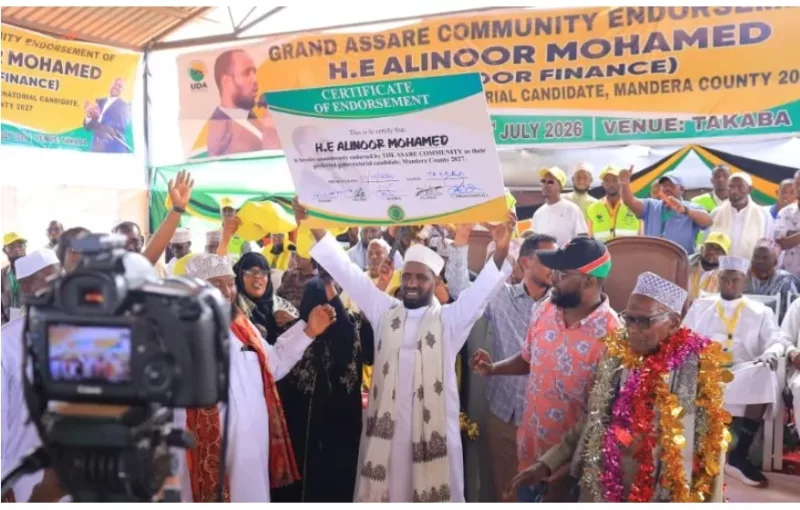 Assare's backing of Alinoor signals fresh political realignment in Mandera