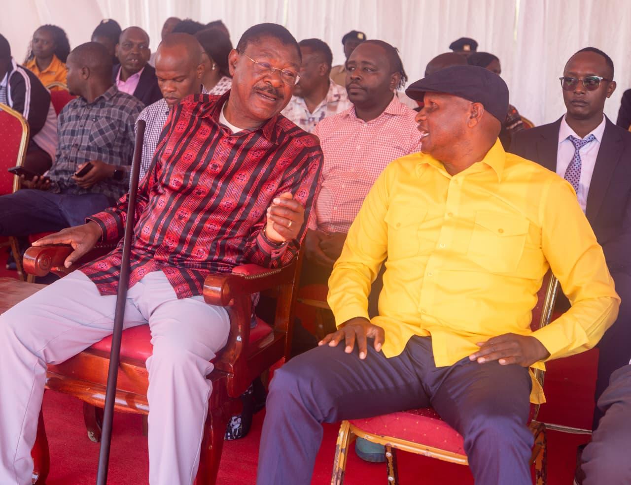 [PHOTOS] Wetang’ula at BUCOE SACCO empowerment drive