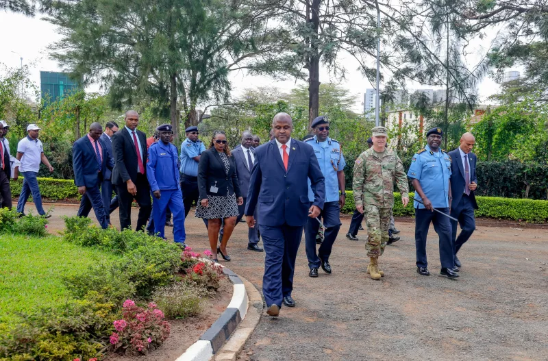 [PHOTOS] IG Kanja opens 16-classroom block at Nairobi Police Academy