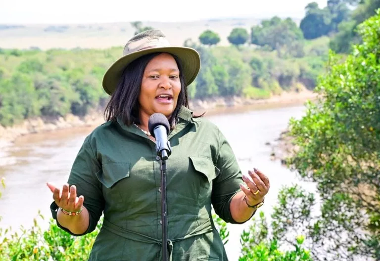 Tourism and Wildlife Cabinet Secretary Rebecca Miano/HANDOUT