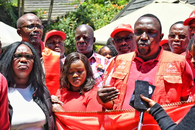 Jubilee leaders turn on Kioni, ex-MP over party wrangles