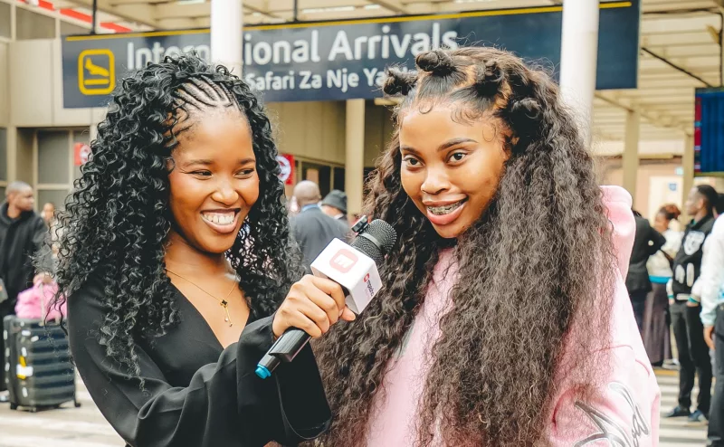 Amapiano Stars Nomfundo Khumalo and Kamo Mphela Arrive in Nairobi  // Brian Simiyu