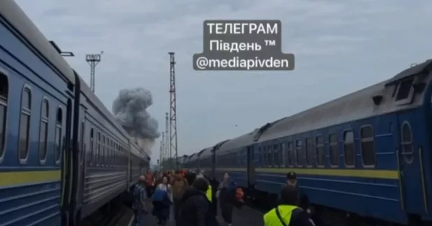 Russia hits Ukrainian train shortly after Boris Johnson, top officials leave station