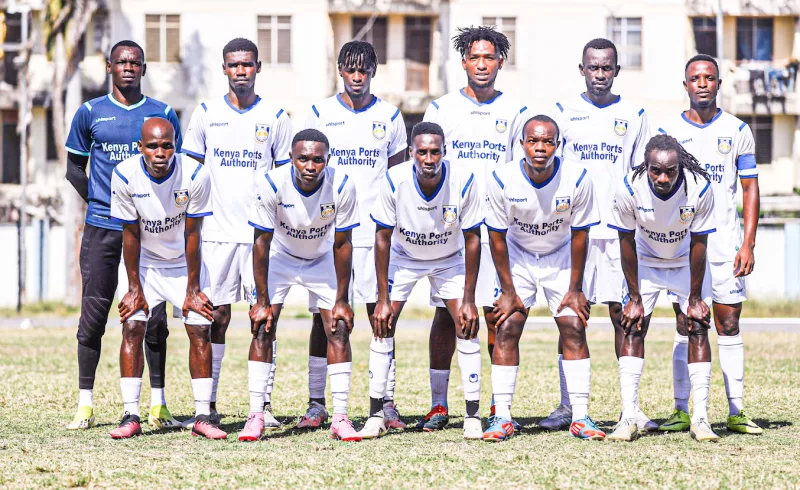 Bandari FC squad in a previous event