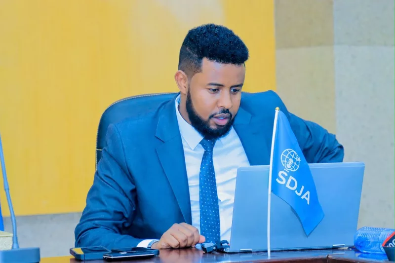 Somali Diaspora Journalists Association (SDJA) chairperson Mohamed Yusuf Said, widely known as Bakayle/HANDOUT.