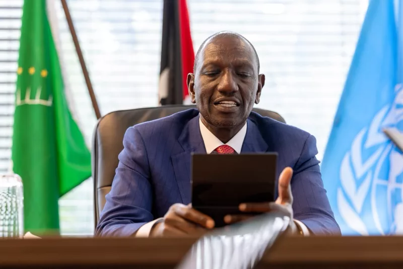 [PHOTOS] Ruto puts finishing touches on Kenya’s UNGA speech