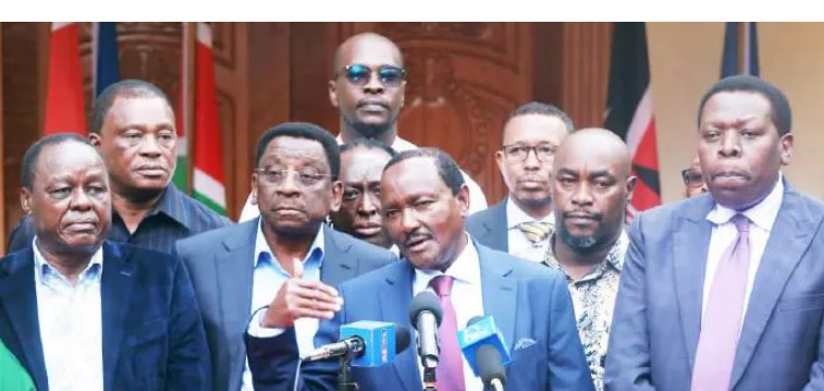 Kalonzo plots opposition ticket grab, wants Sifuna as running mate