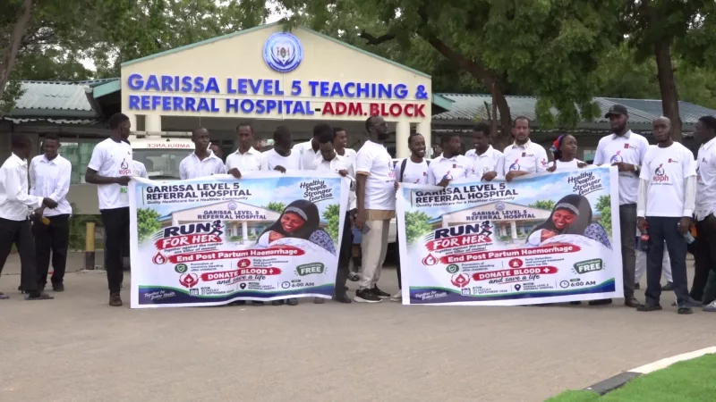 Garissa health workers raise alarm over maternal deaths, urge regular blood donation