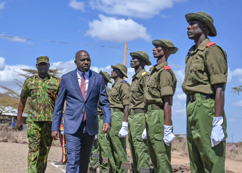 Murkomen warns new reservists over firearm misuse