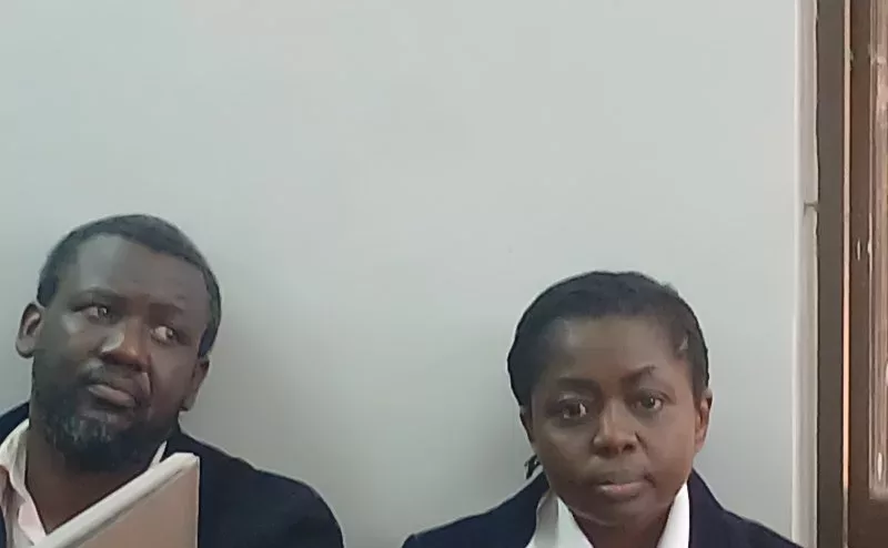 Advocate Angela Mulwa and her co-accused Nelson Masiga