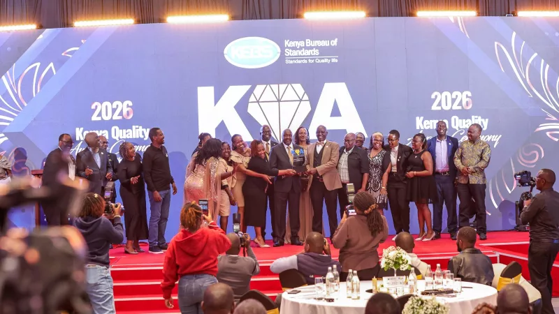 CMA takes top prize at Kenya Quality Awards 2026
