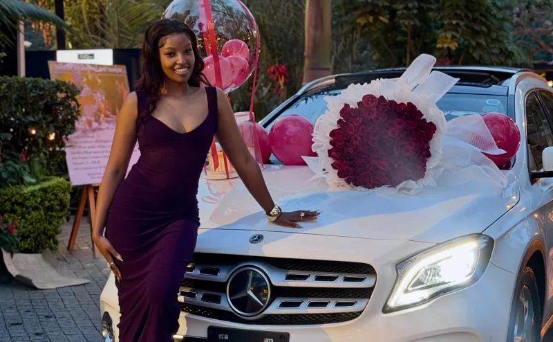 Felicity Shiru Celebrates 27th Birthday With a Brand New Mercedes