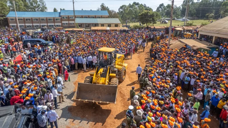 [PHOTOS] Ruto launches Kanyawanga-Kwoyo-Madiaba Rd