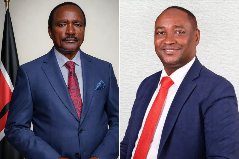 A collage of Wiper leader Kalonzo Musyoka and National Liberal Party (NLP) leaders Dr Augustus Muli