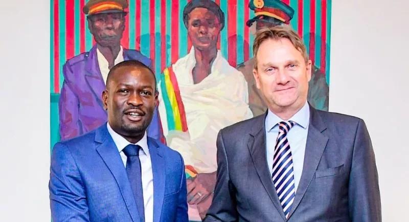 [PHOTOS] Sifuna meets Dutch ambassador Henk Jan Bakker
